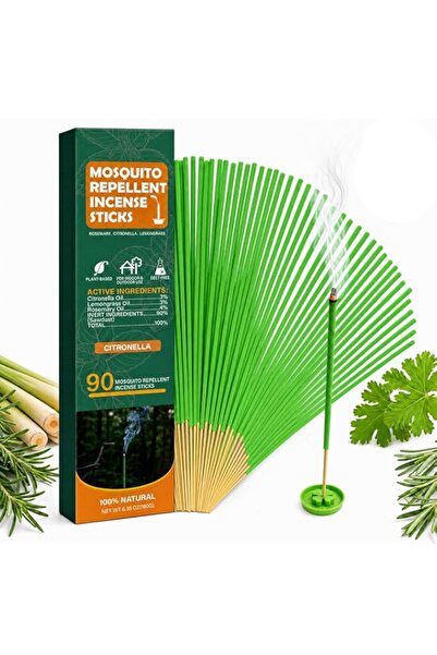 Generic Brand 90 Pcs Citronella Incense Sticks for Outdoor Patio, Wind Resist...