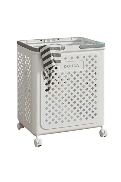 Generic ALMEKAQUZ 50L Foldable Storage Basket, Small Plastic Laundry Basket w...