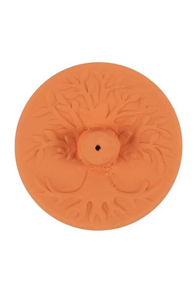 Generic Brand something different Tree of Life Terracotta Incense Plate, Mult...
