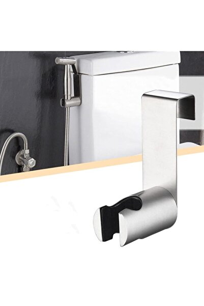 Generic Stainless Steel Bidet Sprayer Holder, Punch-Free, No Drilling Wall Mo...