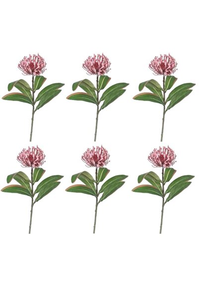 Generic Brand YATAI Artificial Protea Flower, 45cm Realistic Fake Flowers wit...