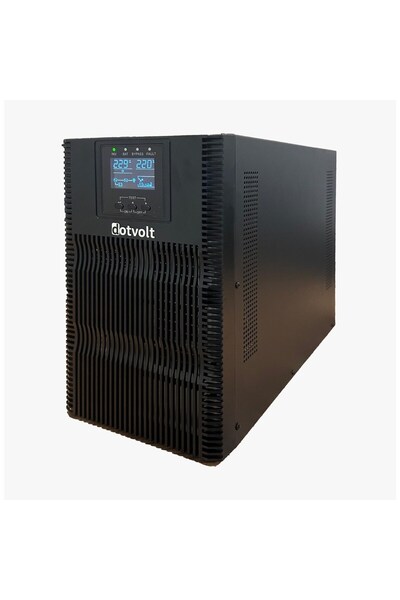 Dotvolt MN PLUS 6KVA (DAHİLİ MANUEL BY-PASS) 16x12V/9AH 1F/1F ONLİNE UPS