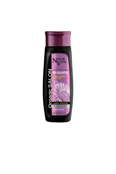 Natur Vital Mască organică de salon fără sulfați pentru protecția culorii 300 ml