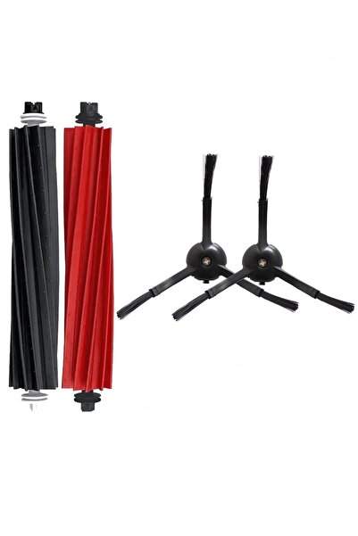 Rovexa Roborock Q8 i Q8 Max kompatibilni 1 glavna četka 2 crne bočne četke