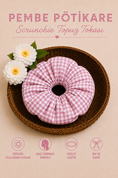 Hophera Pötikare Large Size Scrunchie Bagel Hair Clip Strong Elastic Bun Hair...