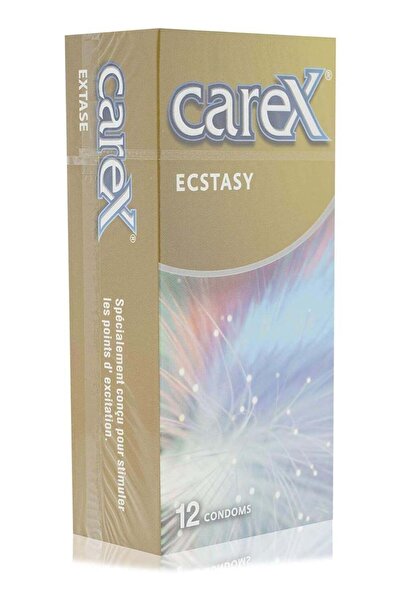 CAREX Ecstasy Condoms - 12 Pieces