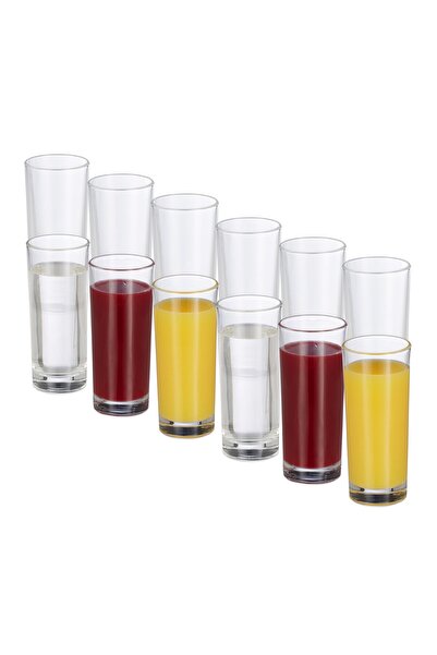 Ayawaska Set de 12 pahare tip longdrink, pentru cocktailuri, suc, apa, 300 ml...