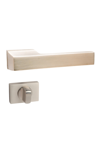 tesoro Mâner cu rozetă - Zen - Nichel Mat Satin - rozetă WC