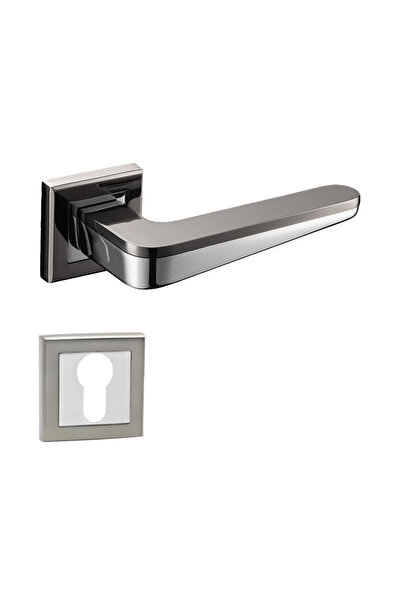 Bussare Mâner cu rozetă – Espada - Black Nickel - rozetă cilindru PZ