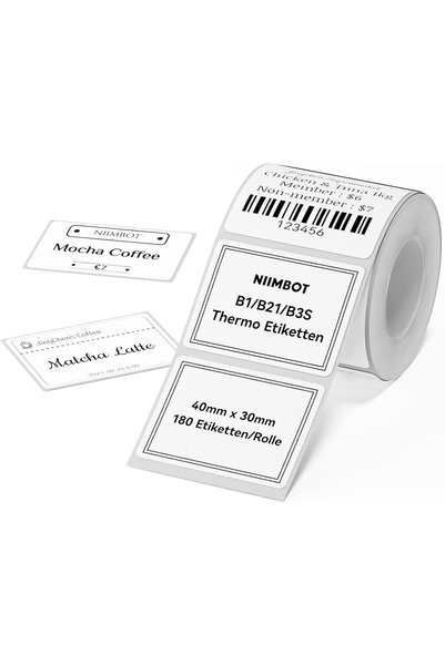 Generic Thermal Labels Self-Adhesive B1/B21/B3S Label Tape Paper for School, ...