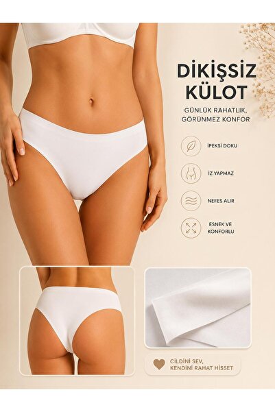 Lazer Kesim Dikişsiz Külot
