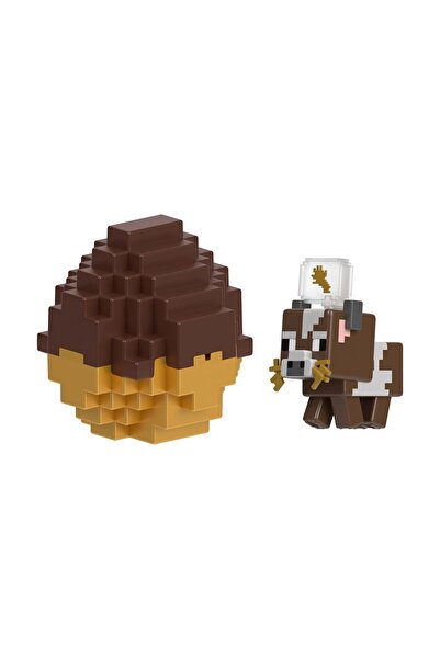 mattel Minecraft: - Mini Eggs With Figure - Mc Mini Cow (JJV72)