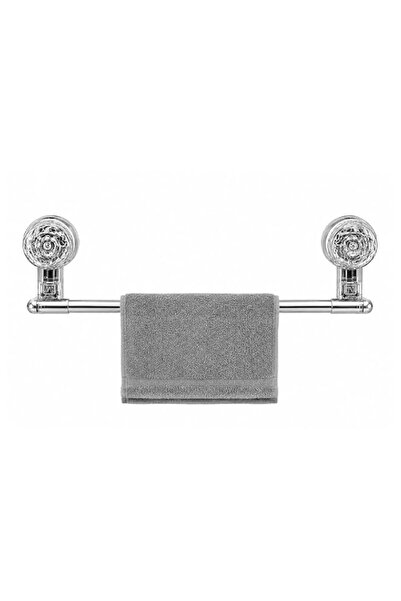 Generic This high-end wall-mounted towel rack features a chrome finish, a non...