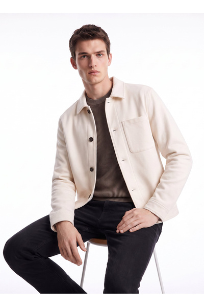 Fabrika Bej Erkek Slim Fit Mont F6WM-MNT 2111