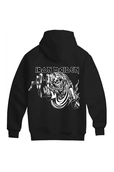 SVART WEAR Iron Maiden Printed Unisex Oversize 100% Cotton Sweatshirt