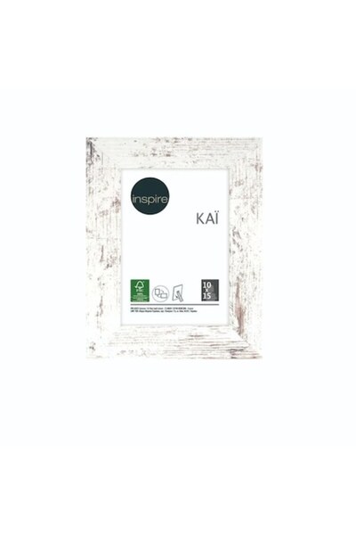Luxens Inspire Kai κορνίζα φωτογραφίας, ξύλινη, λευκή, 10x15εκ., μινιμαλιστικ...