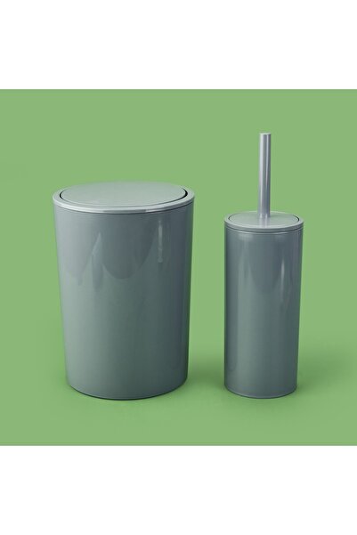 libescarf 2-Piece Bathroom Set-Grey