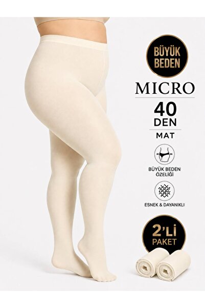 DÜVEN Συσκευασία 2 τεμαχίων Micro 40 Den Vanilla Medium Thick Banana Καλσόν PLUS