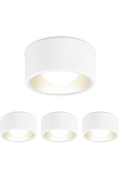 YindaLux Set de 4 spoturi LED albe cu GX53 7W 800LM 4000K Alb neutru 230V Rot...