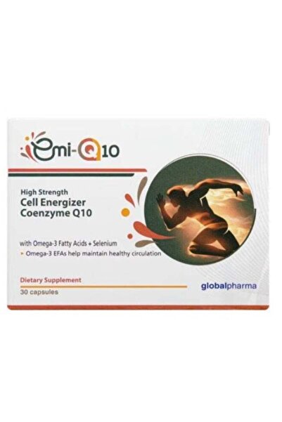 globalpharma EMI-Q 10 Coenzyme Q10 Dietary Supplement with Omega-3 and Seleni...