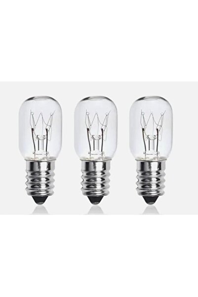 Generic Himalayan Salt rock Light Bulbs, E14 Base, Clear Glass, Set of 3