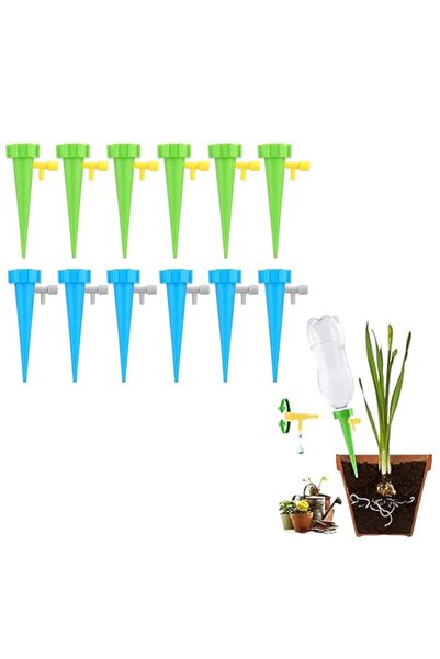Generic 12 PCS Self Plant Watering Spikes,Adjustable Self Watering System, Au...