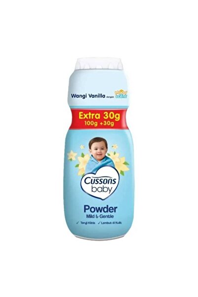 Cussons Baby بودرة كوسون للأطفال لطيفة وناعمة (100 جرام + 30 جرام)