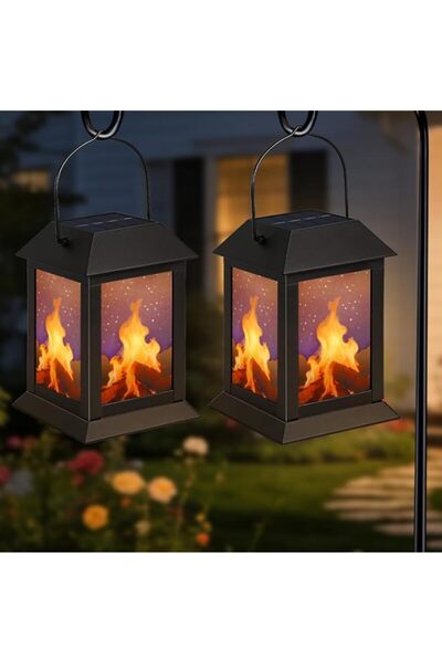 Generic 2 Pack Solar Lanterns Outdoor Waterproof, Hanging Solar Light Outdoor...
