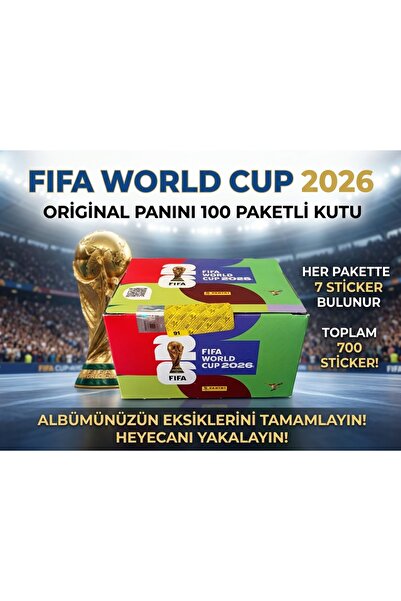 Panini FIFA WORLD CUP 2026 100 LÜK KUTU