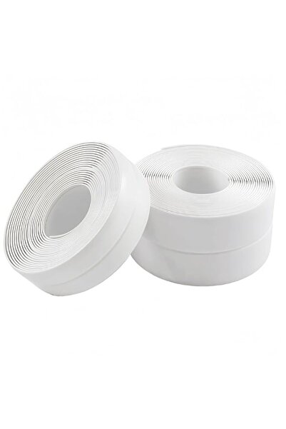 Generic Bathroom & Kitchen Waterproof Caulk Tape, 3.2M x 3.8CM White PVC Self...