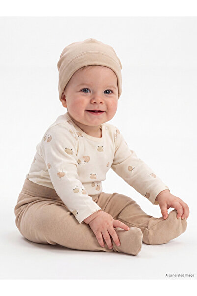 LC Waikiki Sparkling Choices from Shining Store Printed Baby Boy 3-Piece Set