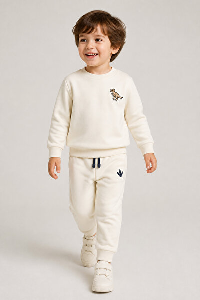 rony pony kids Set hanorac și pantaloni de trening din bumbac cu broderie cu ...