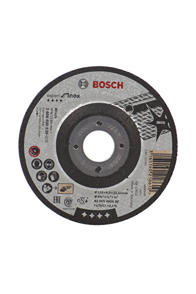 OEM Disc polizare inox, Bosch Expert for Inox, 115 x 22.23 x 6 mm