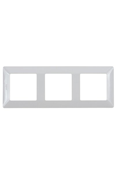 OEM Legrand Valena Life 754003 рамка, 3 позиции, бял, за контакт/ключ