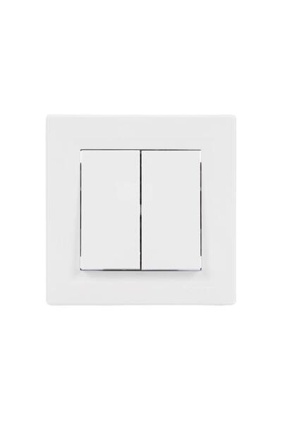 OEM Schneider Electric Asfora EPH0300121 Double switch, recessed, frame inclu...