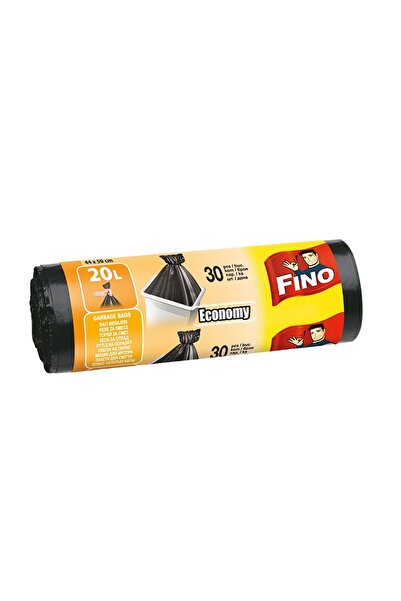 OEM Saci menajeri / gunoi Fino HD, negru, 20L, 30 buc