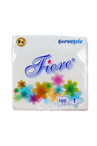 OEM Πετσέτες τραπεζιού Fiore, λευκές, μονής στρώσης, 33 x 33 εκ., 100 τεμάχια...