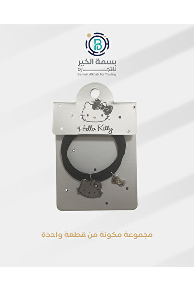 Hello Kitty طقم مشابك شعر ربطة شعر هالو كاتي قطعة واحدة أشكال متعددة