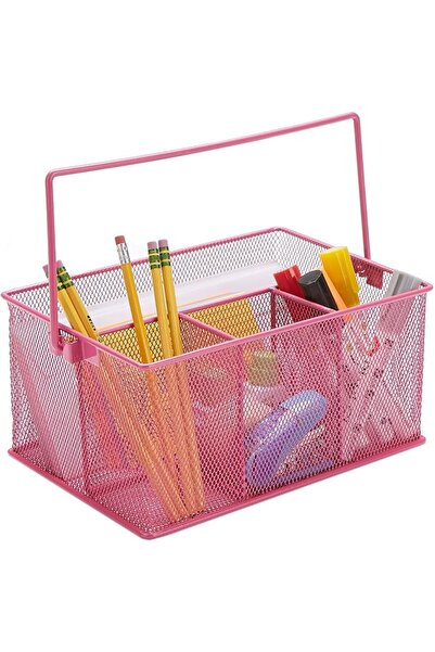 Mind Reader Mesh Basket with Metal Handle for Kitchen Storage and Organizatio...