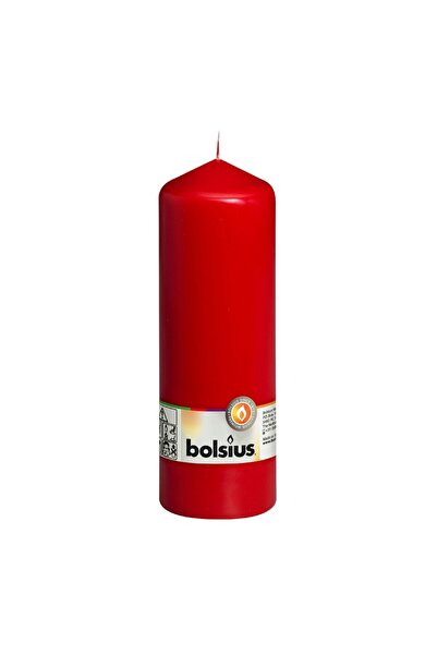 Bolsius Set 2 x Lumanare Stalp Rosie, 200 x 68 mm,