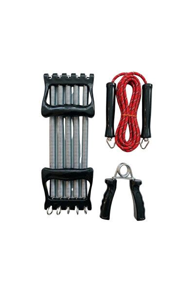 online kapsulavm avm alışveriş 3 Piece Fitness Set Jump Rope Hand Spring and ...