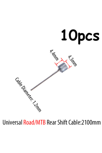 Choice 10PC-Rear Shift 10PC Bicycle Brakes Line Road Mountain Bike Brake Cabl...