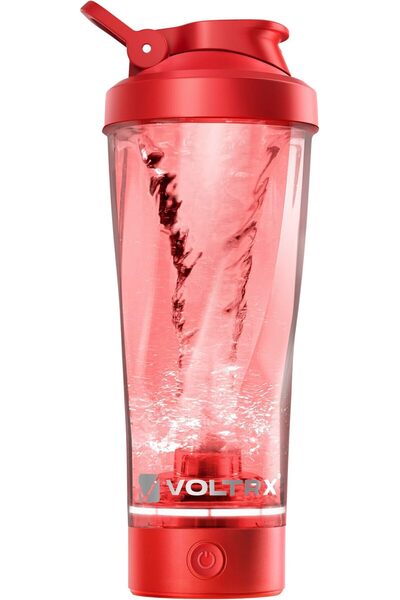VOLTRX زجاجة رج بروتين كهربائية فاخرة، مصنوعة من تريتان - خالية من مادة BPA -...