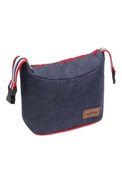 BLOOMING TIME CYTHERIA Thermal Ice Cooler Insulated Lunch Bag Blue/Red 15x13....