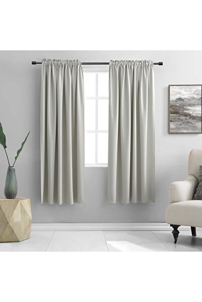 DONREN Donrin Small Bathroom Window Curtains - 2 Panels Blackout Thermal Insu...
