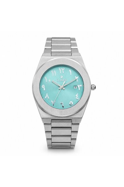 Clasico Fakhr Men’s Stainless Steel Analog Watch – Quartz Movement | Tough Built | Premium Silver Finish