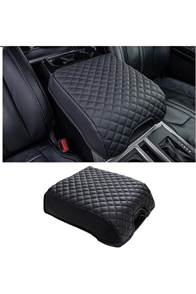 GENERAL Jdm Car Center Console Cushion Pad, Custom Faux Leather Armrest Prote...