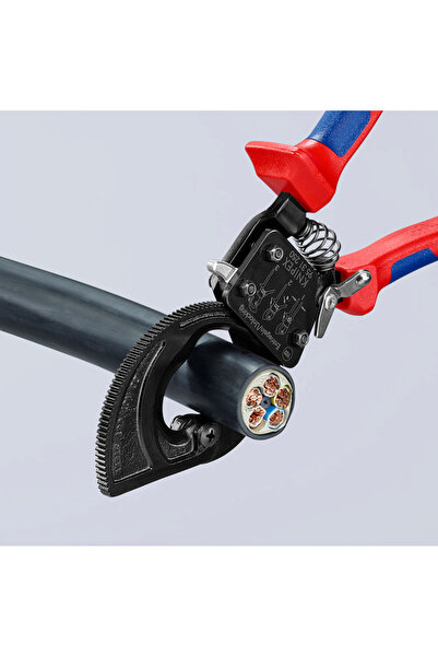 Knipex CIRCIR MEKANİZMALI KABLO MAKASI 250 mm KNI9531250