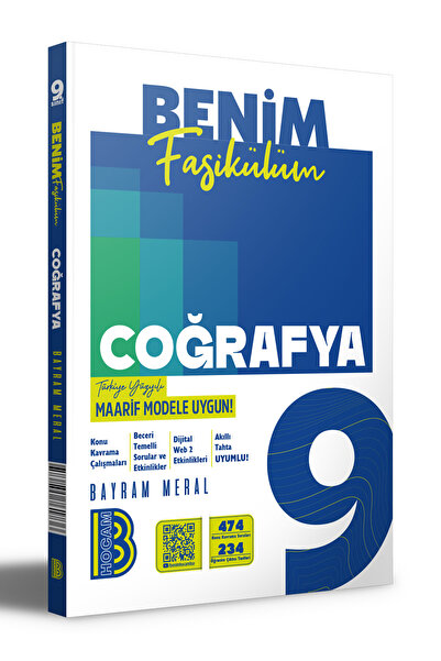 Benim Hocam Yayınları 9. Sınıf Coğrafya Benim Fasikülüm