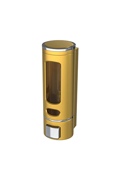 Granitan Dispenser Săpun Lichid PVC 400ml, Auriu/Argintiu, Elegant pentru Bai...